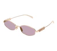 Gucci Woman GG1802S 003 Sunglasses Metal Gold Violet Round