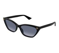 Gucci Woman GG1815S 005 Sunglasses Acetate Black Grey Cat Eye