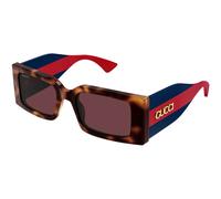 Gucci Woman GG1860S 002 Sunglasses Acetate Havana Red Squared