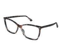 Gucci Woman Gucci GG0025O 015 Optical frames Acetate Havana Transparent Cat Eye