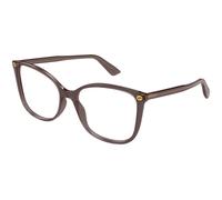Gucci Woman Gucci GG0026O 019 Optical frames Acetate Brown Transparent Cat Eye