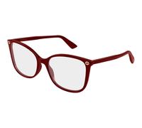 Gucci Woman Gucci GG0026O 031 Optical frames Acetate Bordeaux Transparent Cat Eye