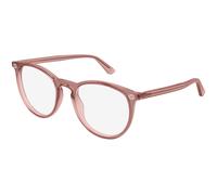 Gucci Woman Gucci GG0027O 019 Optical frames Acetate Pink Transparent Round