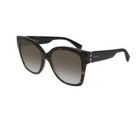 Gucci Woman Gucci GG0459S 002 Sunglasses Plastic Havana Brown Squared Normal
