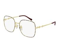 Gucci Woman Gucci GG0883OA 002 Optical frames Metal Gold Squared