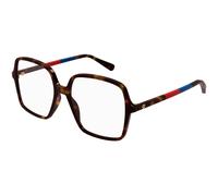 Gucci Woman Gucci GG1003O 009 Optical frames Acetate Havana Transparent Squared