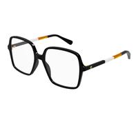 Gucci Woman Gucci GG1003O 010 Optical frames Acetate Black Transparent Squared