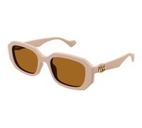 Gucci Woman Gucci GG1535S 003 Sunglasses Injected Pink Brown Squared