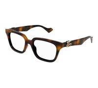 Gucci Woman Gucci GG1536O 006 Optical frames Injected Havana Transparent Cat Eye