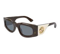 Gucci Woman Gucci GG1664S 003 Sunglasses Acetate Havana Grey Squared