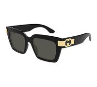 Gucci Woman Gucci GG1689S 001 Sunglasses Injected Black Grey Cat Eye