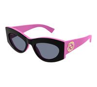 Gucci Woman Gucci GG1843S 005 Sunglasses Acetate Black Grey Cat Eye