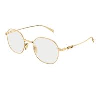 Gucci Woman Gucci GG1939O 001 Optical frames Metal Gold Transparent Round