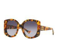 Gucci Woman Sunglass GG1257S - Frame color: Tortoise Silver, Lens color: Green