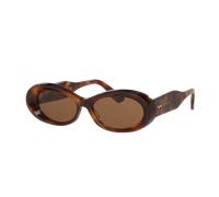 Gucci Woman Sunglass Gg1527S - Frame color: Tortoise, Lens color: Brown