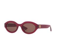 Gucci Woman Sunglass GG1579S - Frame color: Pink Shiny, Lens color: Brown