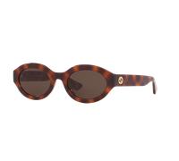 Gucci Woman Sunglass GG1579S - Frame color: Tortoise, Lens color: Brown