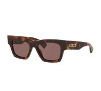 Gucci Woman Sunglass GG1835S - Frame color: Tortoise, Lens color: Brown