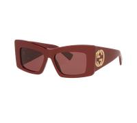 Gucci Woman Sunglass GG1842S - Frame color: Burgundy, Lens color: Red