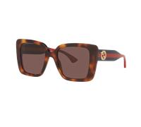 Gucci Woman Sunglass GG1861S - Frame color: Tortoise, Lens color: Brown