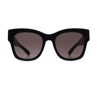 Gucci GG1789S 001 Woman Sunglasses Acetate Black Grey Butterfly