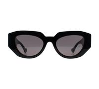 Gucci Women's Cat Eye Shiny Black Grey GG1421S Gucci Black One Size