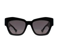 Gucci Women's Cat Eye Shiny Black Grey GG1422S Gucci Black One Size