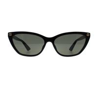 Gucci Women's Cat Eye Shiny Black Grey GG1815S Gucci Black One Size
