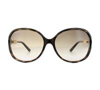Gucci Women's Fashion Havana Gold Brown Gradient Sunglasses