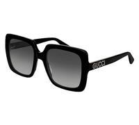 Gucci GG0418S 001 Woman Sunglasses Plastic Black Grey Squared Normal