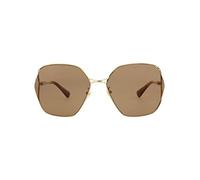 Gucci Women's Gg0818sa Sunglasses, Gold-Gold-Brown, 63