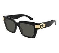 Gucci Woman Gucci GG1689S 001 Sunglasses Injected Black Grey Cat Eye