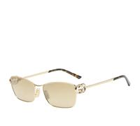 Gucci Women's GG2045S Sunglasses Gold/Brown One Size