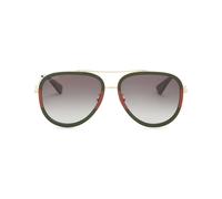 Gucci Womens Gold Gg0062s Aviator Sunglasses 14cm