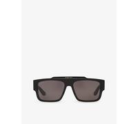 Gucci Womens Gucci Gc002152 Gg1460S Square-Frame Acetate Sunglasses Black