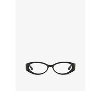 Gucci Womens Gucci Gc002294 Round-Frame Injected Optical Glasses Black