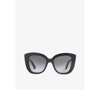 Gucci Womens Gucci Gg0327S Cat-Eye Frame Sunglasses Black
