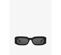 Gucci Womens Gucci Gg1426S Rectangle-Frame Acetate Sunglasses Black