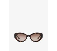 Gucci Womens Gucci Gg1553S Cat-Eye Acetate Sunglasses Brown