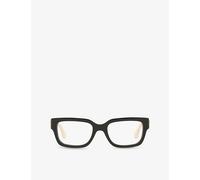Gucci Womens Gucci Gg1666O Cat Eye-Frame Acetate Optical Glasses Black