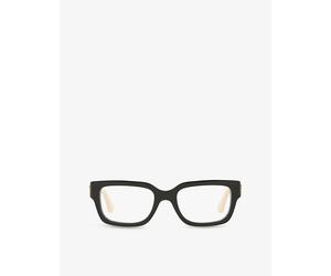 Gucci Womens Gucci Gg1666O Cat Eye-Frame Acetate Optical Glasses Black