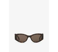 Gucci Womens Gucci Gg1691S Cat Eye-Frame Acetate Sunglasses Brown