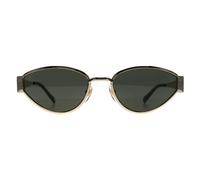 Gucci Women's Oval Gold Grey GG1853S