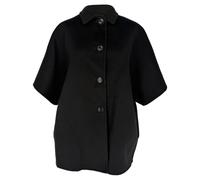 Gucci Women's Preloved GG Reversible Coat in Black Wool | Size: 38