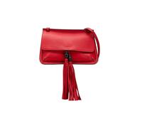 Gucci Women's Preloved Medium Leather Bamboo Daily Crossbody Bag in Red