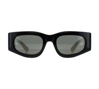 Gucci Women's Rectangle Black with Ivory Grey GG1664S Gucci Black One Size