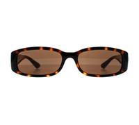 Gucci GG1661S 002 Woman Sunglasses Injected Havana Brown Squared