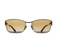 Gucci Women's Rectangle Gold Brown Gradient GG2045S