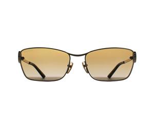 Gucci Women's Rectangle Gold Brown Gradient GG2045S
