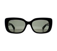 Gucci Women's Rectangle Shiny Black Grey GG1979SK